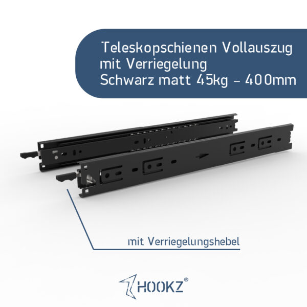 Frontale Nahaufnahme eines Schienenpaares mit Hebel